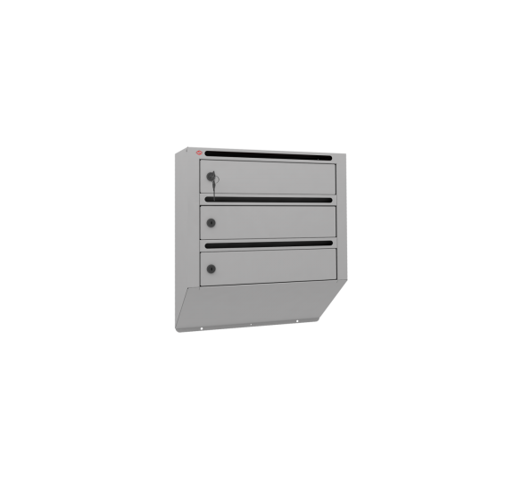 3-х секционный почтовый ящик «Гарант Люкс» 